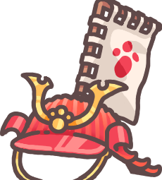 Red War Samurai Helmet